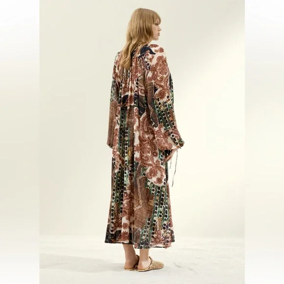 H&M Chiffon Kaftan Dress - Picture 4 of 7